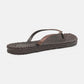 Cheerful Flip Flop by Ilse Jacobsen in Prune