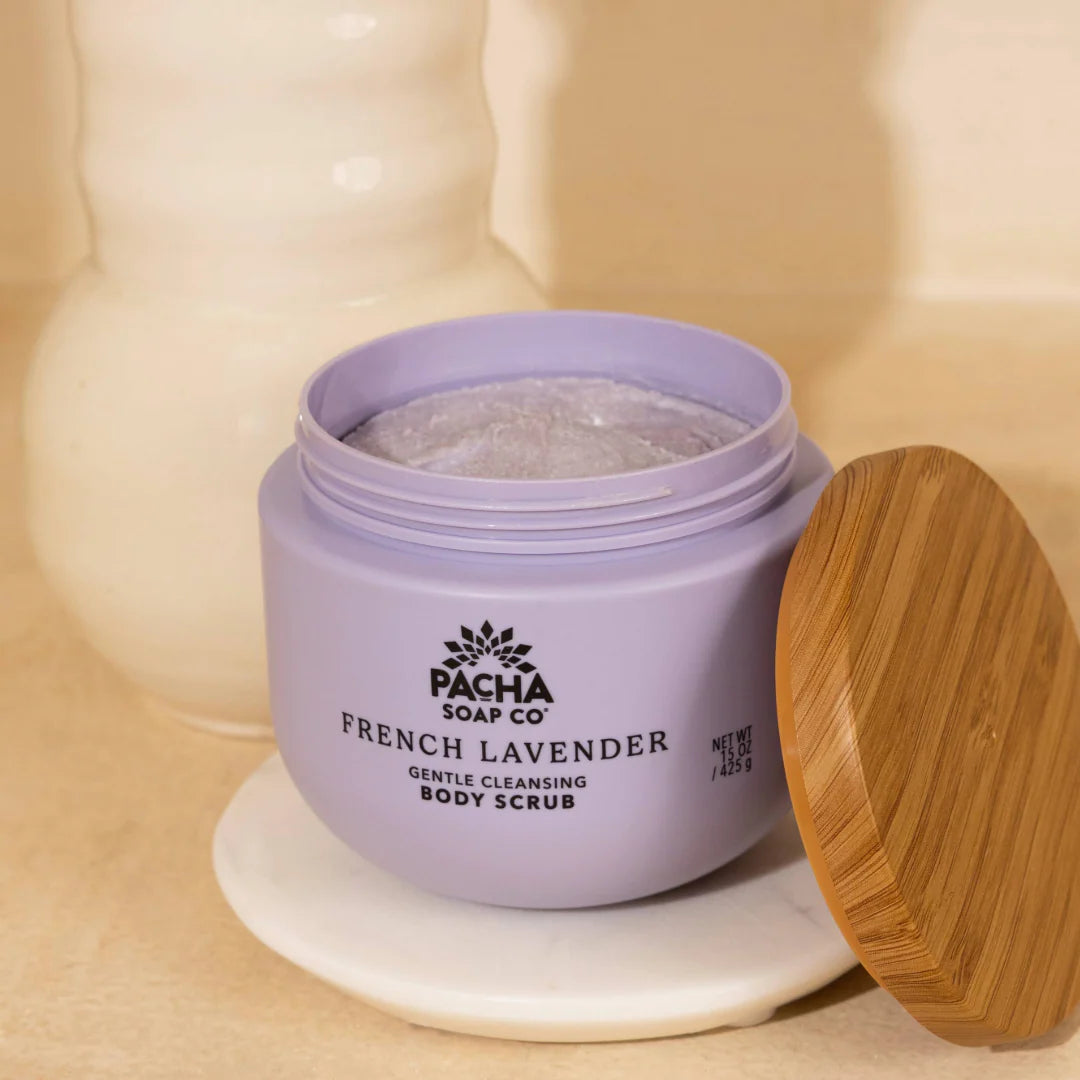 Body Scrub by PACHA SOAP CO in French Lavender