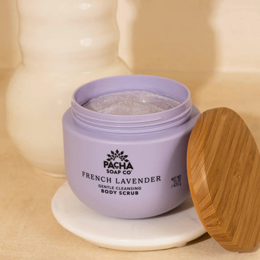 Body Scrub by PACHA SOAP CO in French Lavender