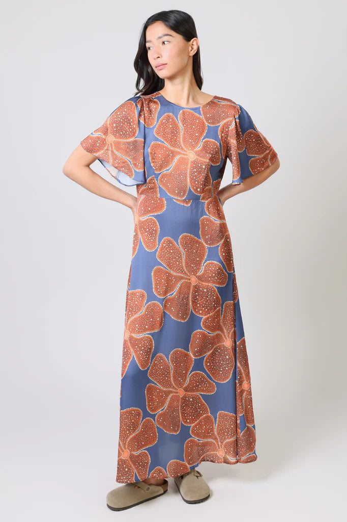 Rene Dress by Traffic People in Blue