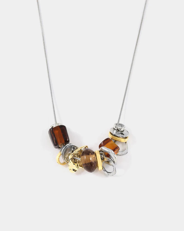 Leona Necklace by Anne-Marie Chagnon in Mocha Mousse