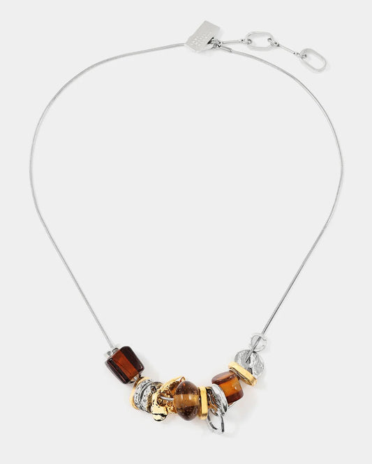 Leona Necklace by Anne-Marie Chagnon in Mocha Mousse