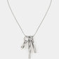 Fluctus Necklace by Anne-Marie Chagnon in Argente Silvery