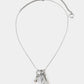 Fluctus Necklace by Anne-Marie Chagnon in Argente Silvery