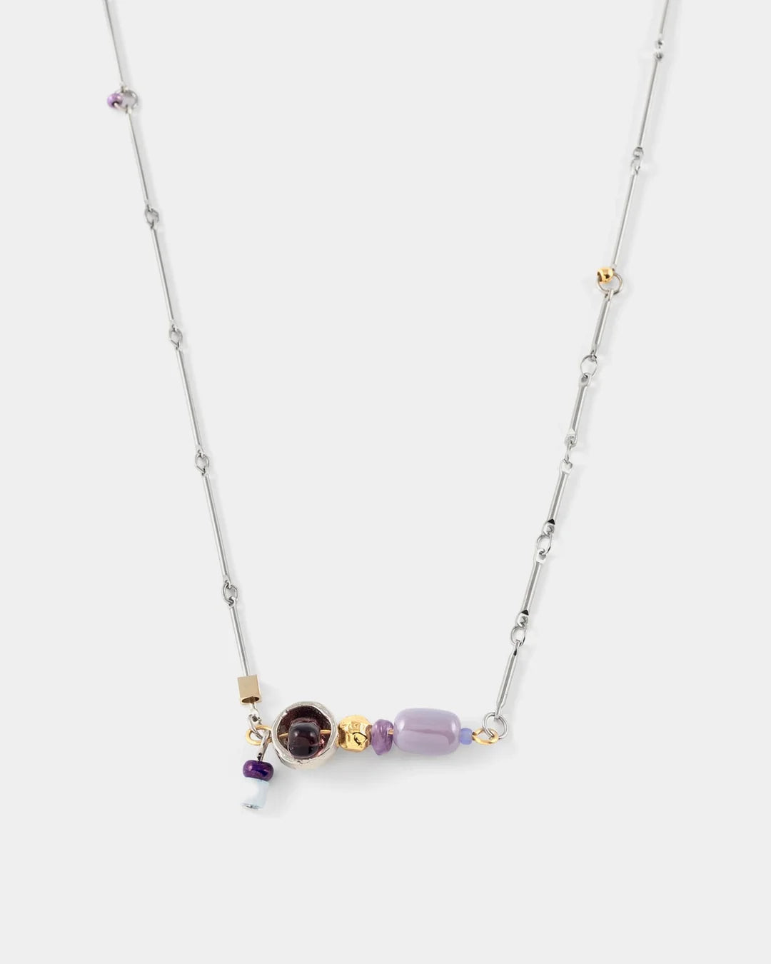 Dardo Necklace by Anne-Marie Chagnon in Mulberry