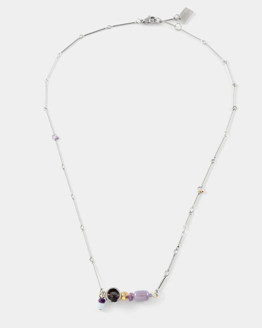 Dardo Necklace by Anne-Marie Chagnon in Mulberry
