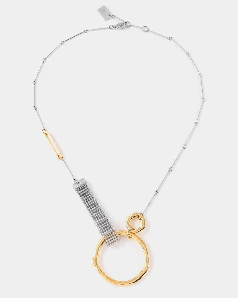 Kauri Necklace by Anne-Marie Chagnon in Two Tones