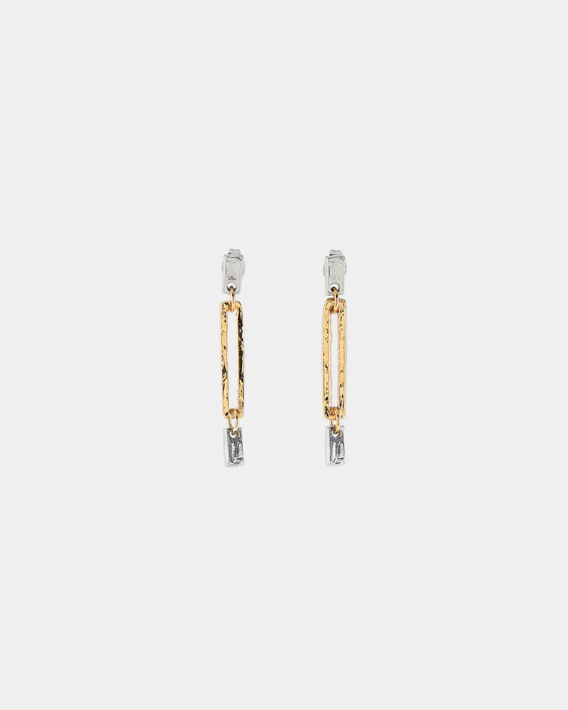 Ecloi Earring by Anne-Marie Chagnon in Two Tone