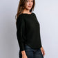 Ryu Thin Top by Kerisma in Black