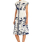 Pacific Rim Print Button Front Dress by Maggy London