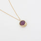 Billy Necklace by Kalliope Jewelry in Amethyst Opal Crystal