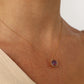 Billy Necklace by Kalliope Jewelry in Amethyst Opal Crystal