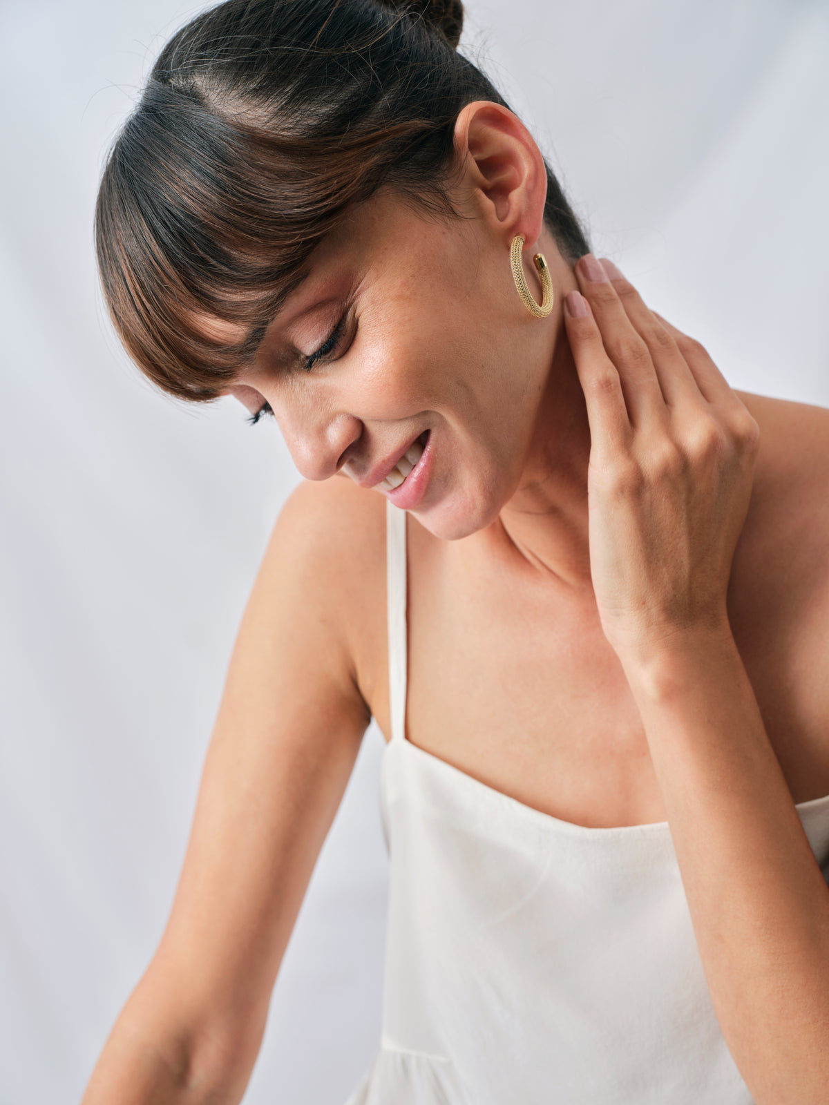 Grand Arthur Earrings by Maison Lurex in Gold