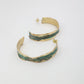 Lola Earrings by Kalliope Jewelry in Green Oxidation
