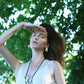 Hoop Earrings by Kalliope Jewelry in Brass