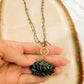 Gemstone Lotus Necklace by Santore Jewelry