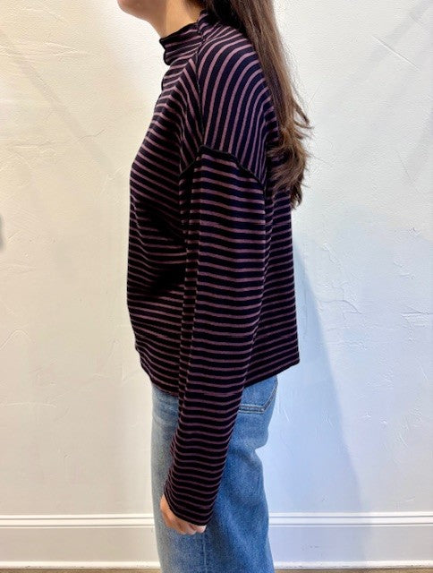 Funnel Pullover Tee by Cut Loose in Cinnabark