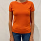 Cashmere Luxury Tee by InCashmere in Heather Autumn Leaf