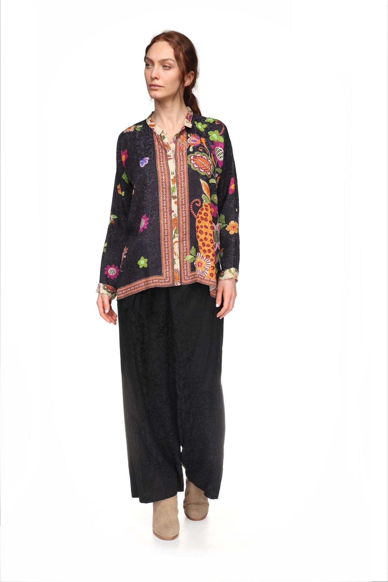 The Oversized Audrey Shirt by Johnny Was in Maxima