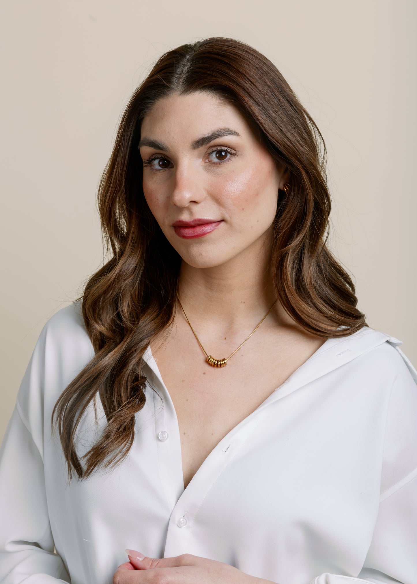 Gia Necklace by Vincent Jewelry in Gold