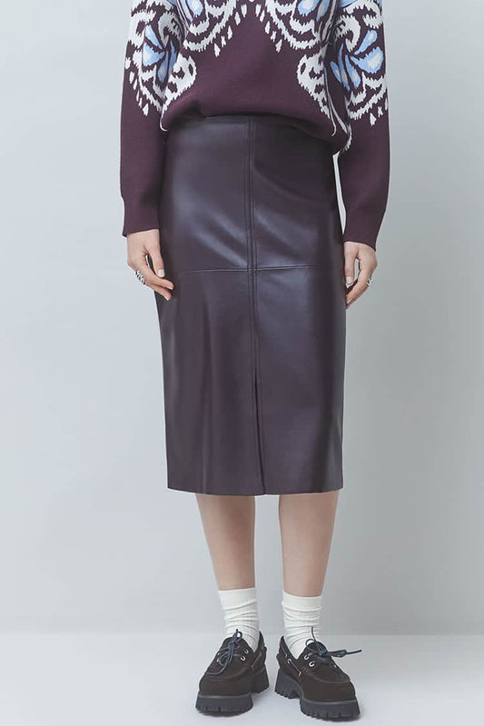 Forever Skirt by Suncoo in Prune