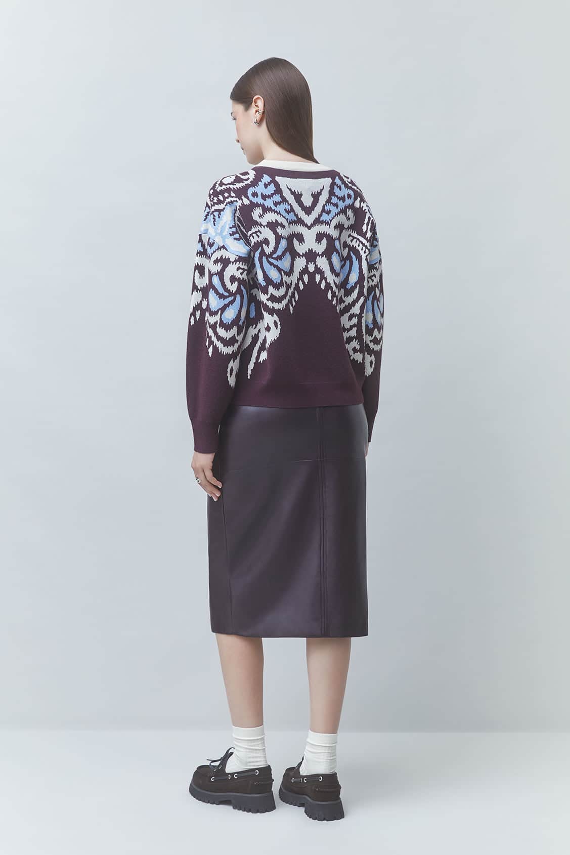 Forever Skirt by Suncoo in Prune