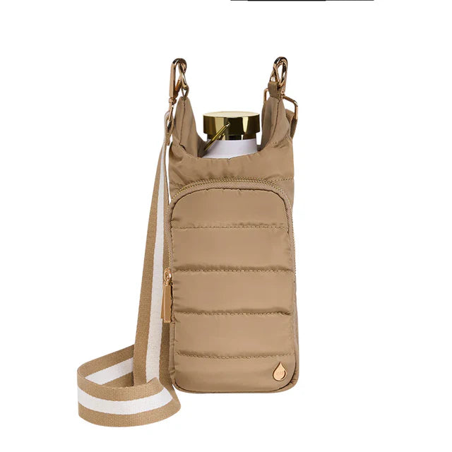 Hydrobag by Wanderfull in Khaki w/Striped Strap