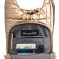 Glossy Hydrobag by WanderFull in Gold with Striped Strap
