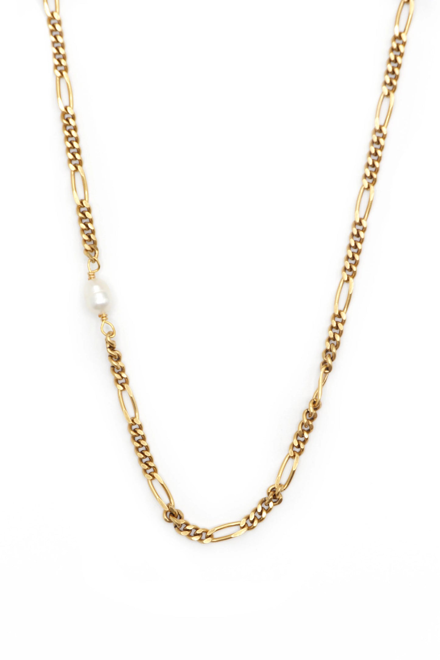 Helen 22" Necklace w/Pearl by Ex Voto