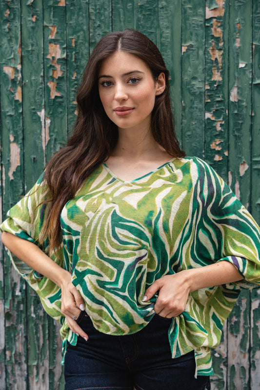 Hicki Top by A•POIL in Green