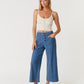 Sophia Exposed Button Wide Leg by Level 99 in Sundance