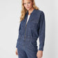 Alex Bomber Jacket by Level 99 in Stargazer