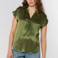 Huxley Top by Velvet Heart in Dried Thyme