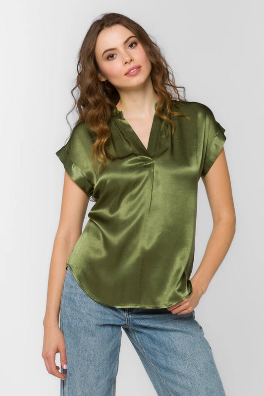 Huxley Top by Velvet Heart in Dried Thyme