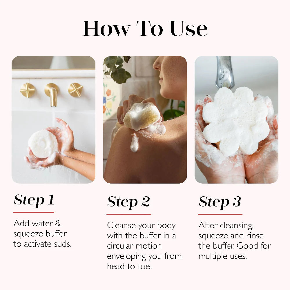 Coconut Water Eco Travel Buffer by Spongelle