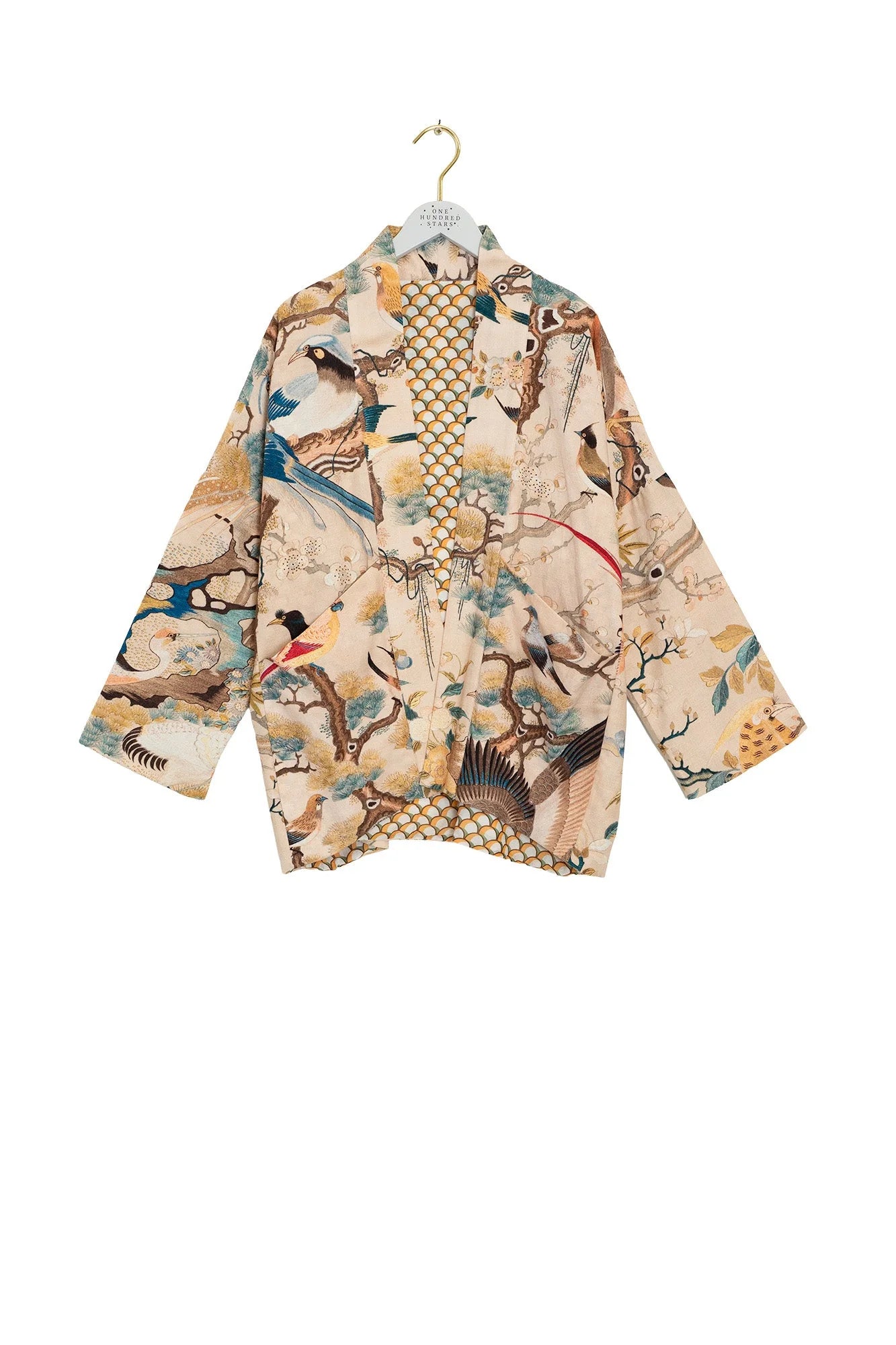 Hummingbird Jacket by One Hundred Stars in Nude