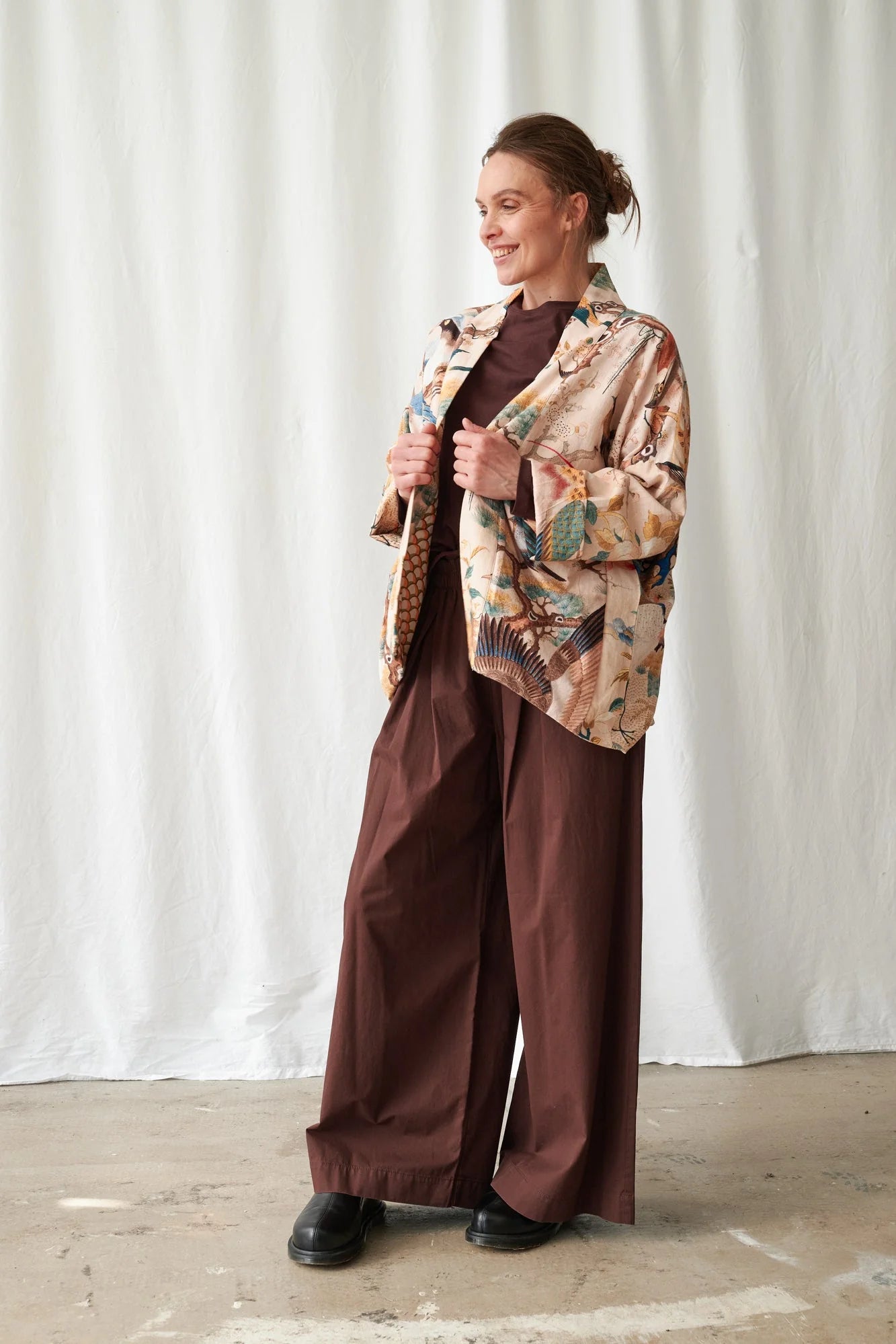 Hummingbird Jacket by One Hundred Stars in Nude
