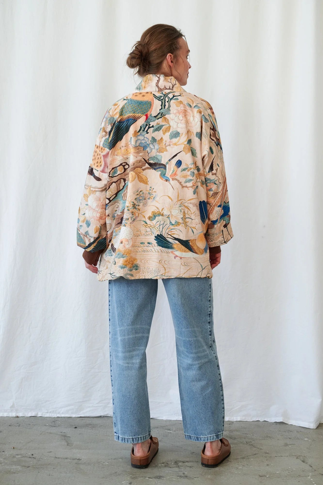Hummingbird Jacket by One Hundred Stars in Nude