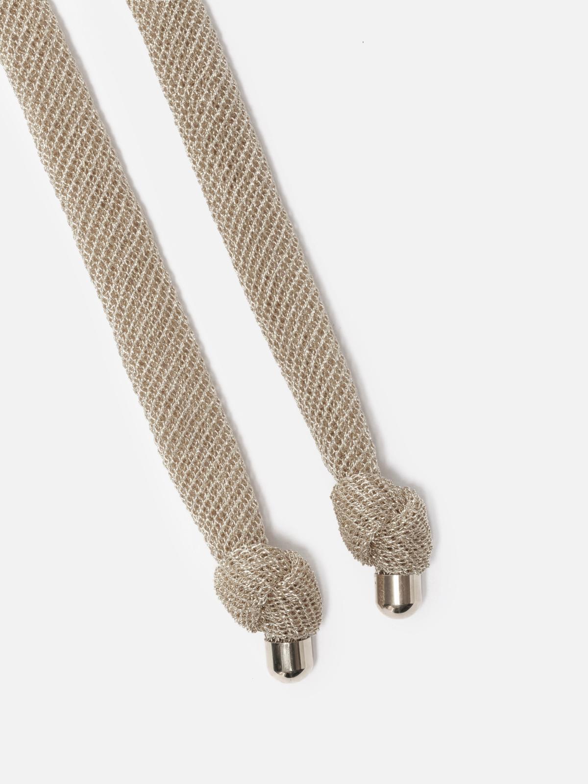 Idylle Necklace to Tie by Maison Lurex in Smoky