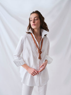 Idylle Necklace to Tie by Maison Lurex in Copper