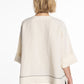Linen Blouse by Naulover with Contrast Trim