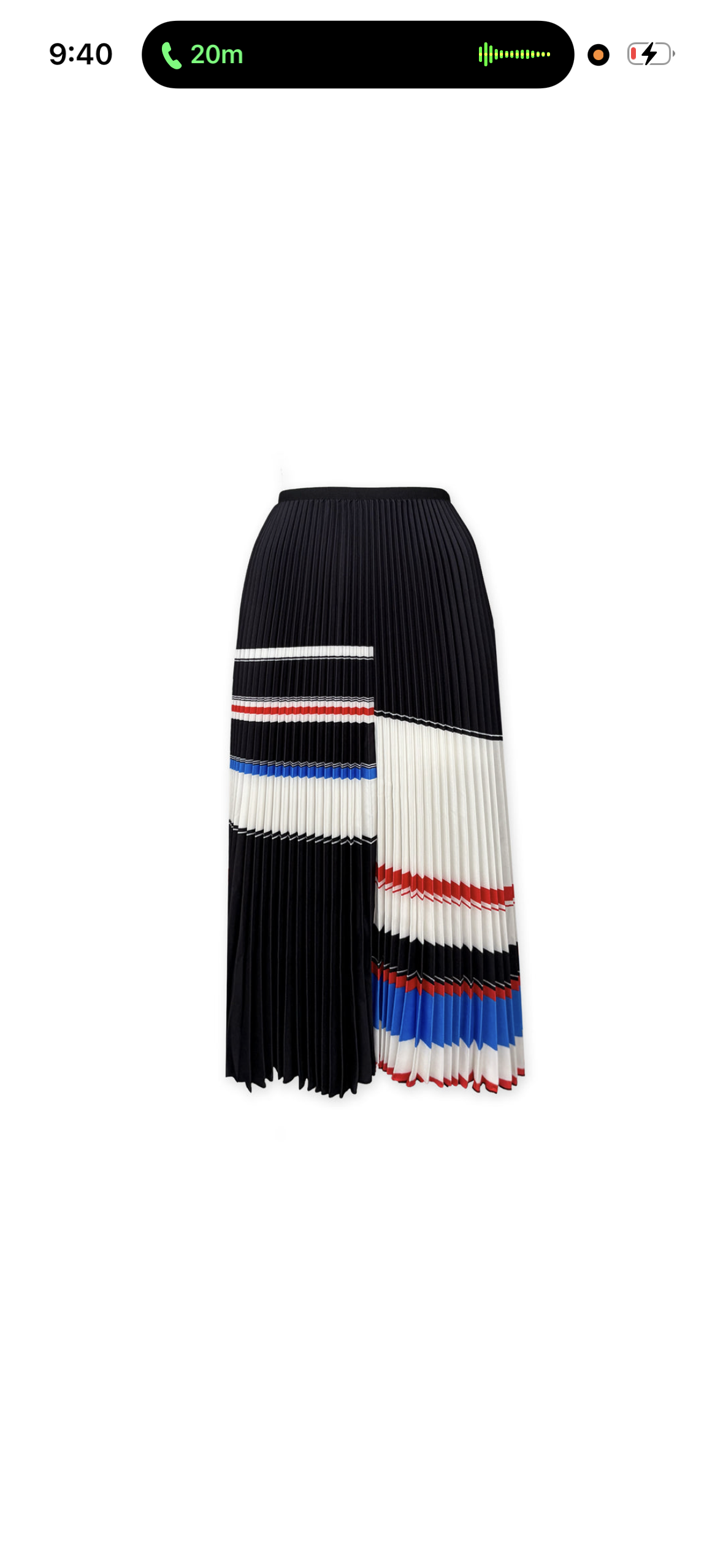 Peggy Stripe Pleated Skirt by Wild Cosmos in Black Mix