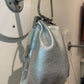 Endeavor Leather Bag by M. Andonia in Silver