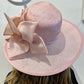 Joanilina Parososol Hat by Christine A Moore Millinery in Blush