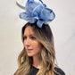 Nola Hat by Christine A Moore Millinery in Light Blue