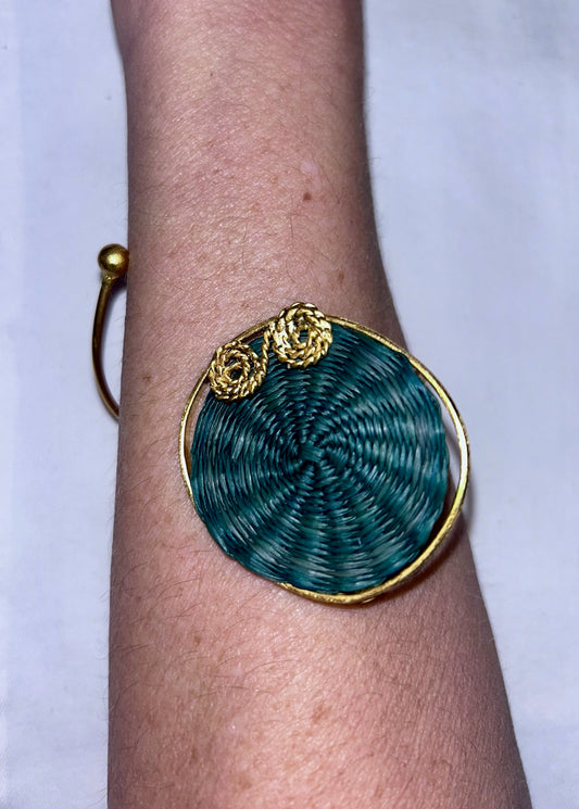 Bracelet by Ximena Castillo in Green