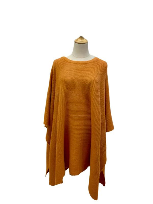 Sierra Dawn Poncho by Pretty Persuasions in Rust