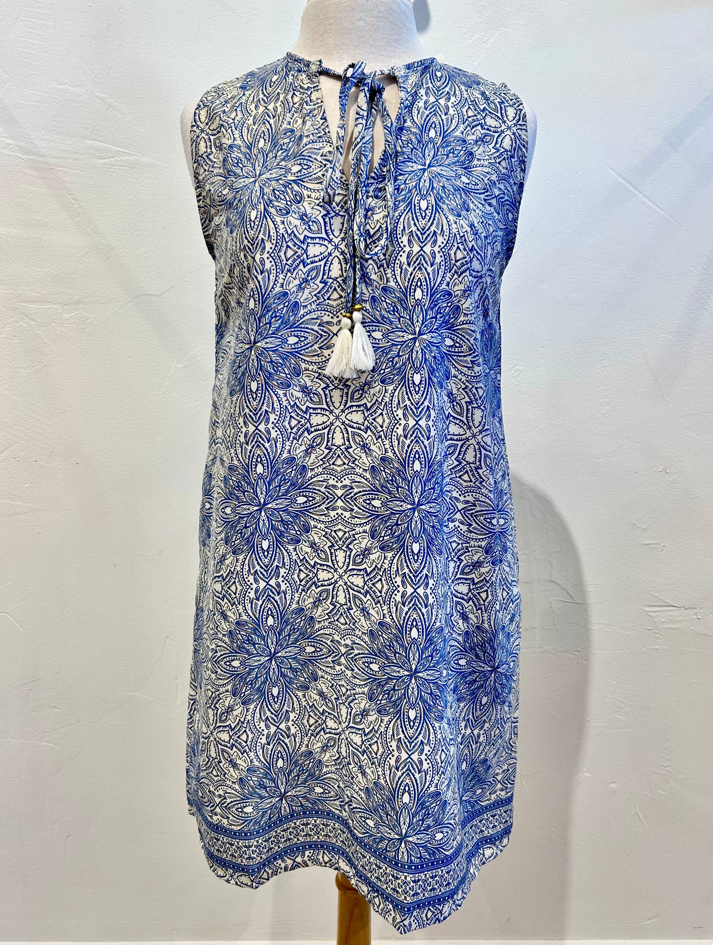 Short Sleeve Dress by Paani Luv in Blue