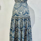 V-Neck Tiered Maxi Dress by Paani Luv in Grey