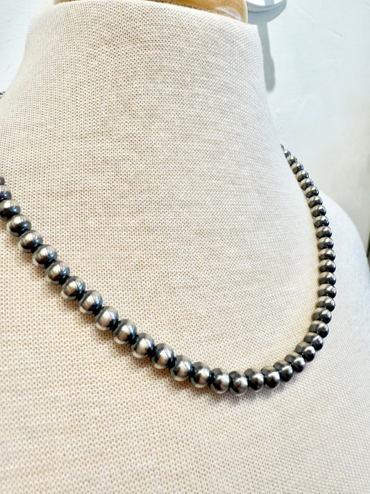 Navajo Pearl Necklace by Sunwest Silver